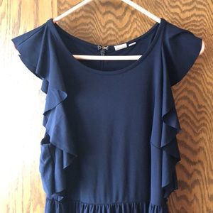 Blue GAP fit and flare dress